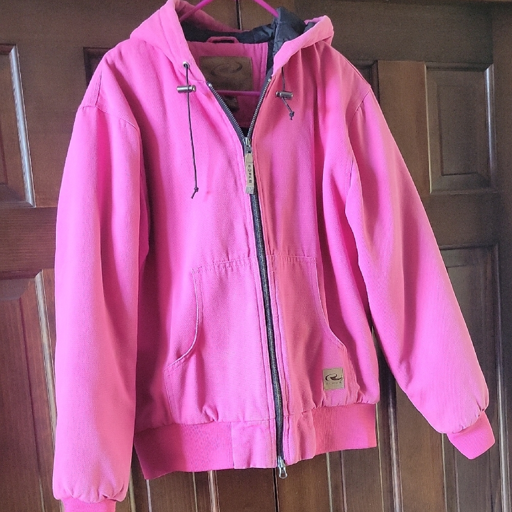 Pink Hooded Jacket by Roper Range Gear